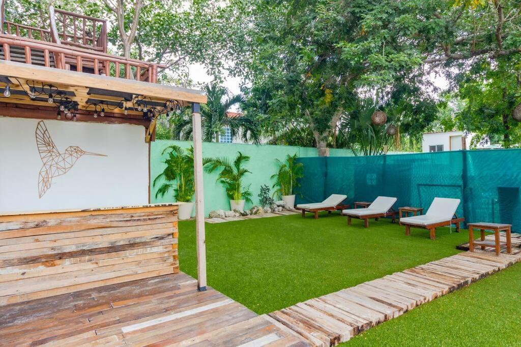Encantadora Suite Con Cocina En Colibri Pdc Playa del Carmen Bagian luar foto