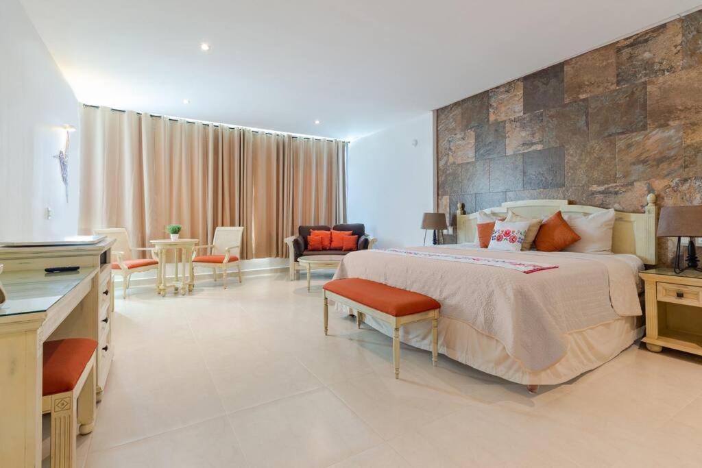 Encantadora Suite Con Cocina En Colibri Pdc Playa del Carmen Bagian luar foto
