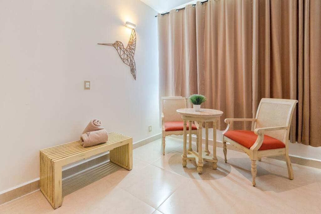 Encantadora Suite Con Cocina En Colibri Pdc Playa del Carmen Bagian luar foto